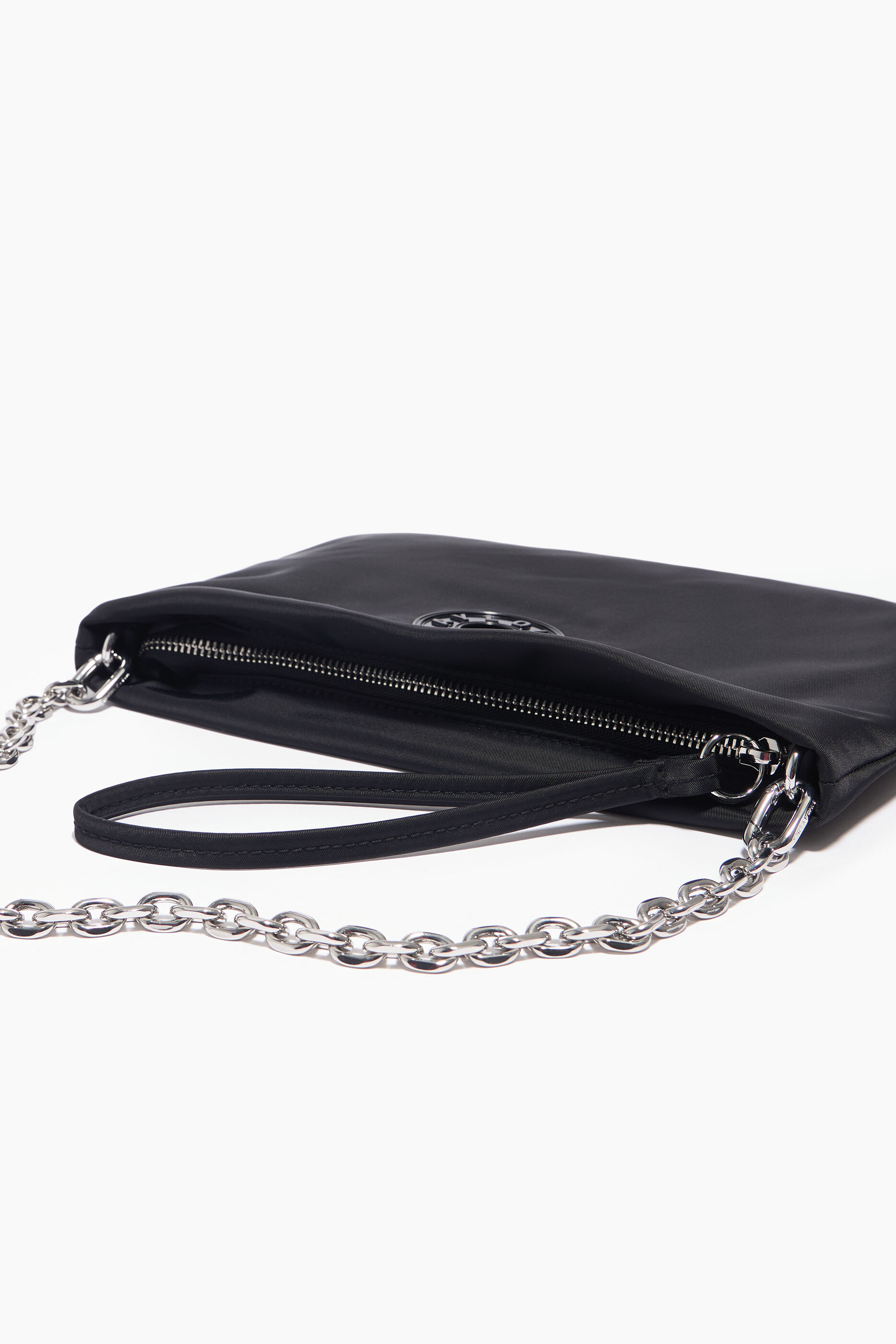 Bolsa de ombro XS em nylon preto