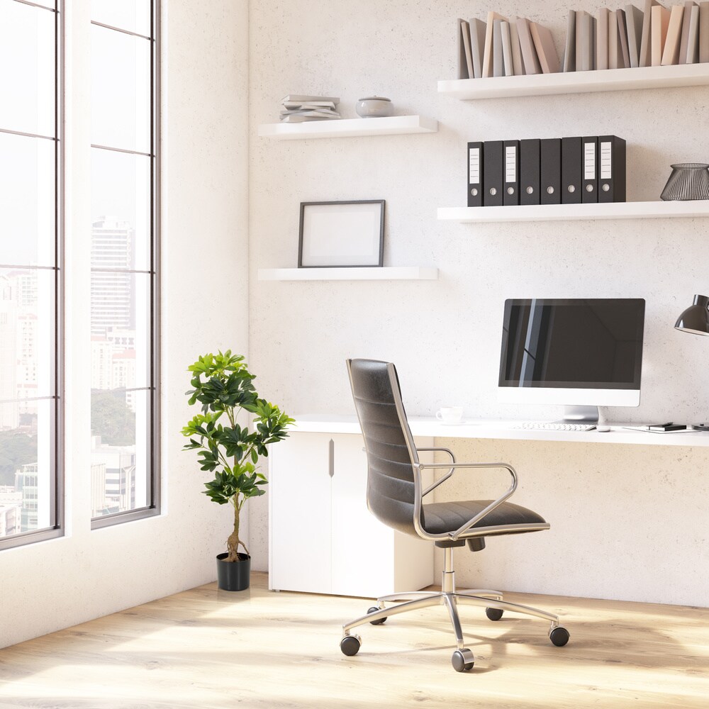 Kunstpflanze SCHEFFLERA Kunststoff, Stoff hjh OFFICE