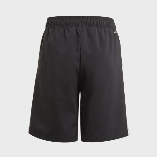 Short Jogging A Bandes Enfant 3 Stripes GN4093 Noir