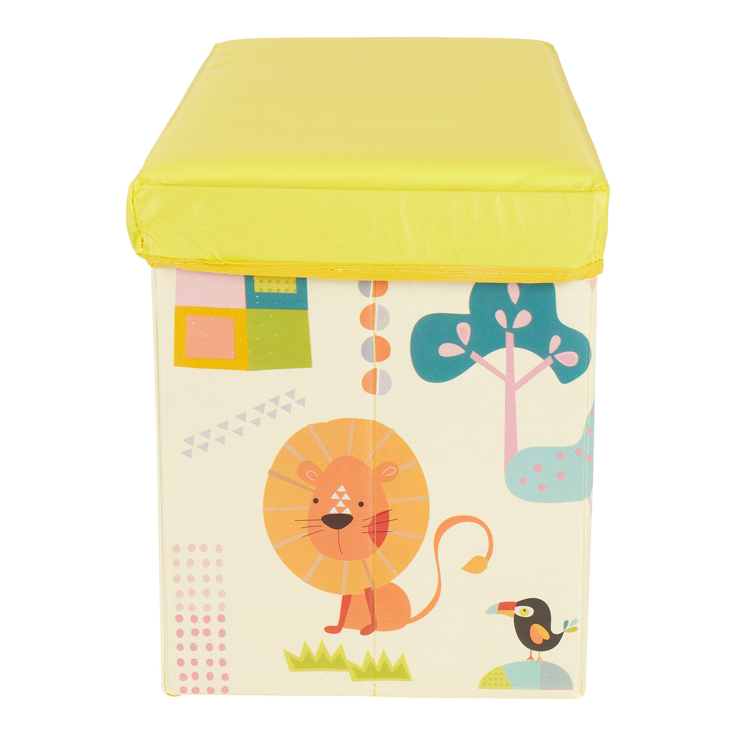 Bieco Aufbewahrungs- und Sitzbox gelb / Zoo