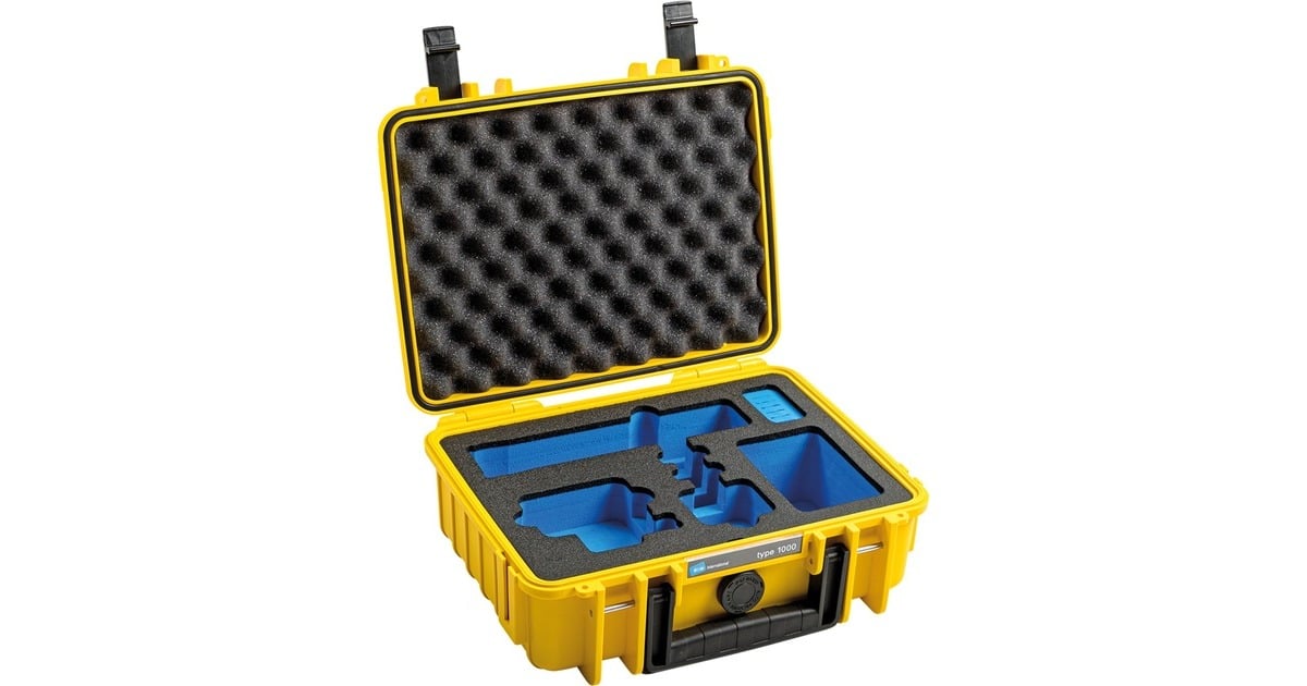 B&Woutdoor.case type 1000 GoPro9 koffer  (Geel)