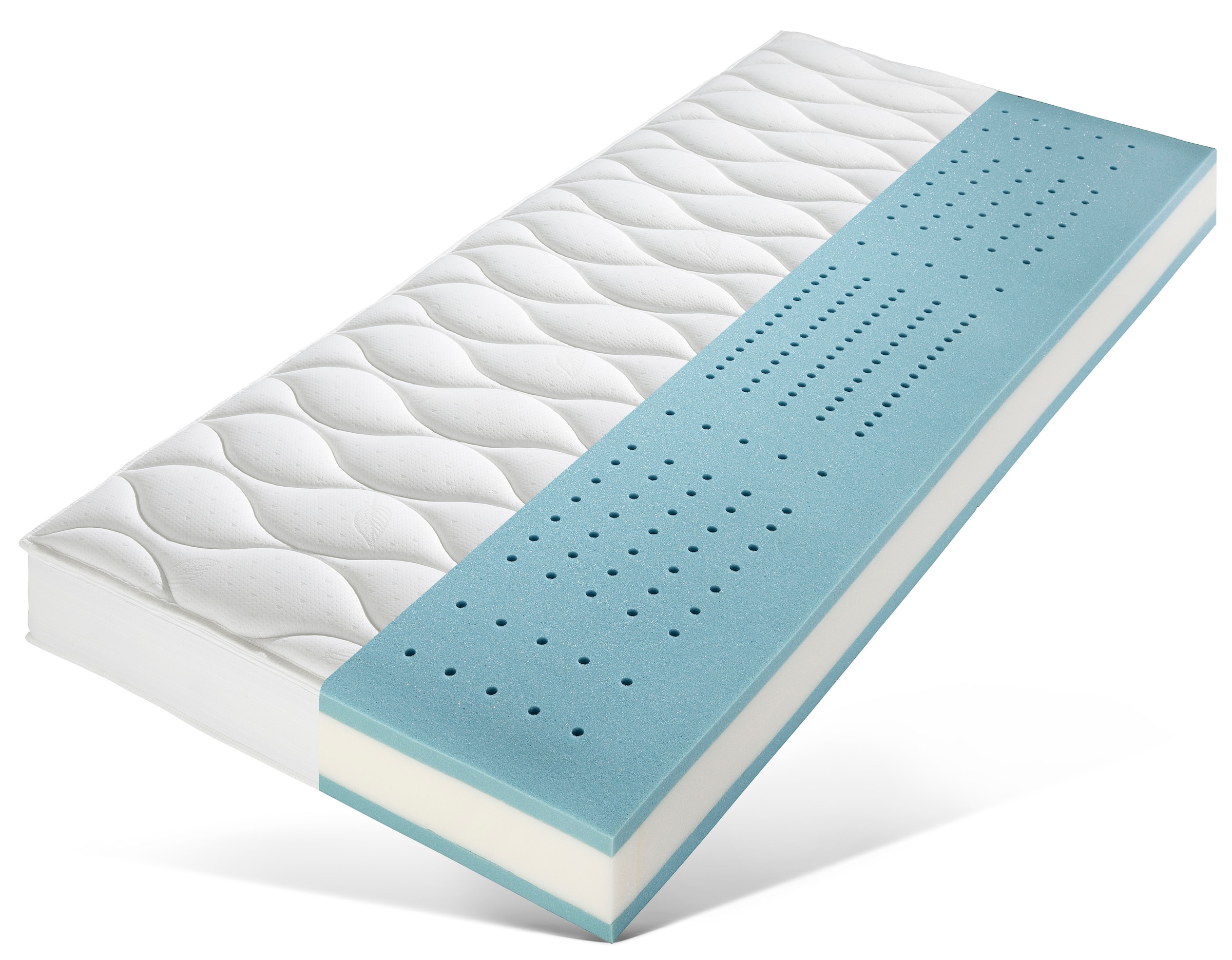 fan Taschenfederkernmatratze »Calypso Plus 1.000 T« 24 cm hoch Raumgewicht: 35 kg/m³ 1.034 Federn 1 Stk. tlg. Matratze in 90x200 cm und weiteren Grössen, komfortable Matratze
