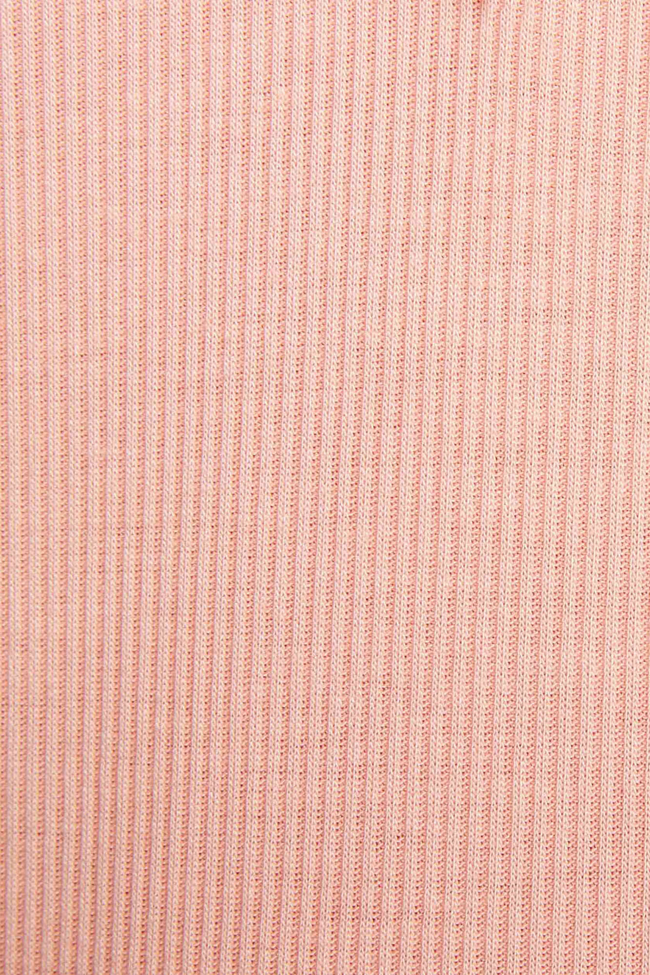 Top canelado com alças largas - Rosa