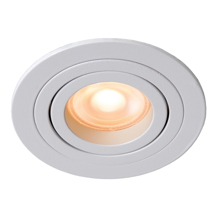 Lucide Tube 1 spot inbouw Ø9 wit