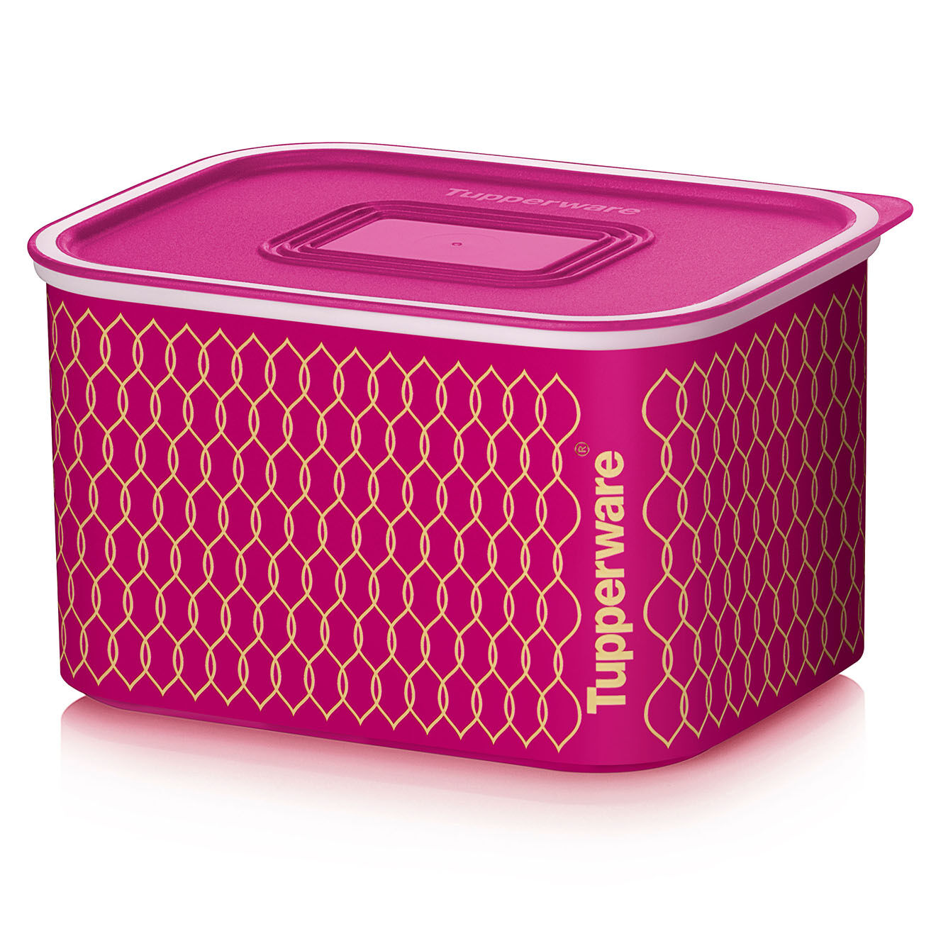 Tupperware Boite de conservation avec couvercle rose - 1.3L