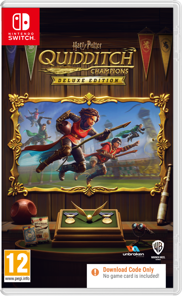 Harry Potter: Quidditch Champions (Deluxe Edition) (Code in Box)- Nintendo Switch