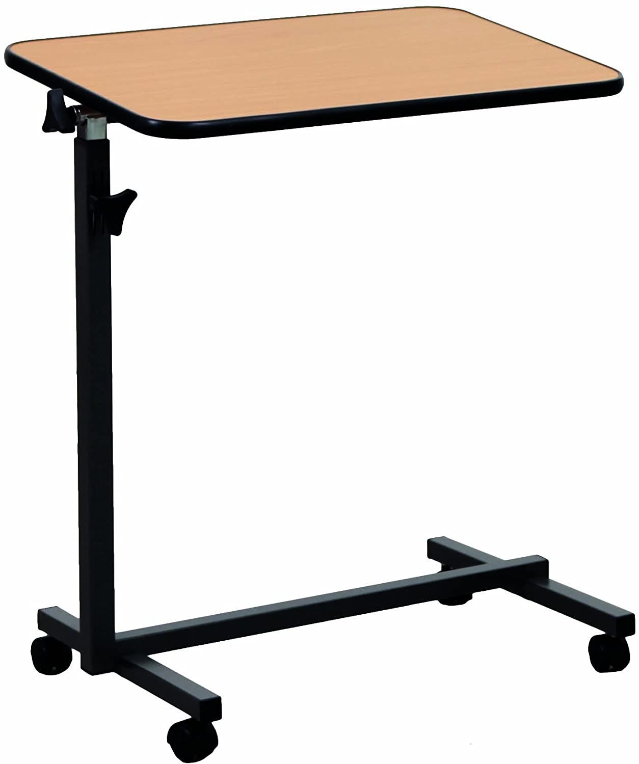 Bett-Beistelltisch, Pflegenachttisch EASY, höhenverstellbar, fahrbar
