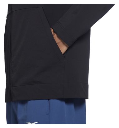 Sweat à capuche Reebok Training Perf Noir