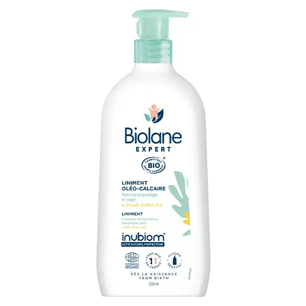 Biolane Expert - Linimento Orgânico de Oleo-Calcário - Pele Sensível - 500ml