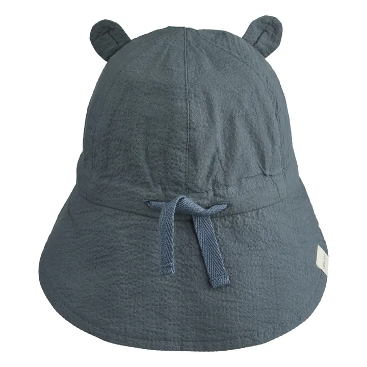 Liewood Chapeau Anti-UV Coton Bio Gorm | Bleu gris