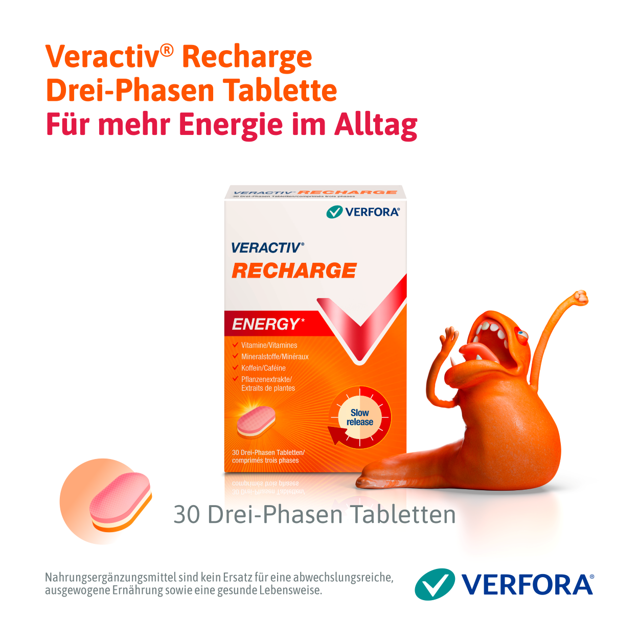 VERACTIV Veractiv Recharge Drei-Phasen-Tabletten 30 Stk