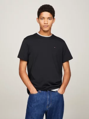 Camiseta de gola redonda com modelagem regular