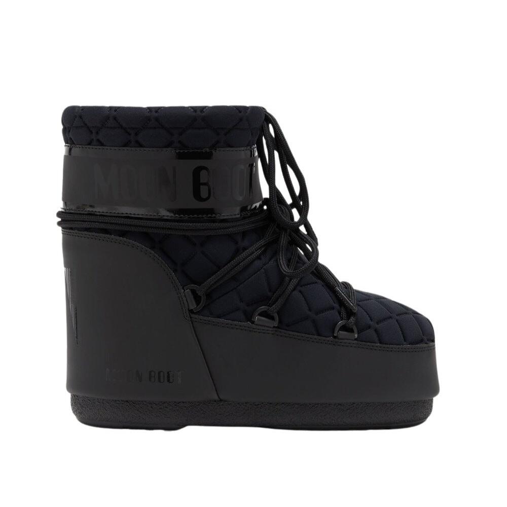MOON BOOT  Icon Low Quilt støvle - sort