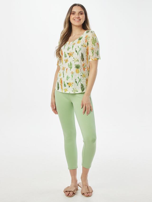 Shirt mit Kakteen Druck