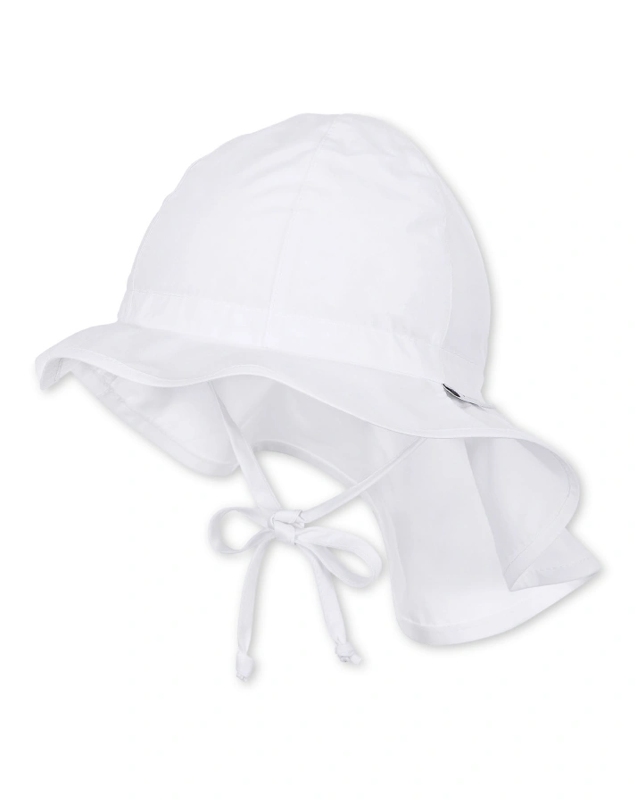 Sonnenhut BASIC SOMMER mit Nackenschutz in weiß