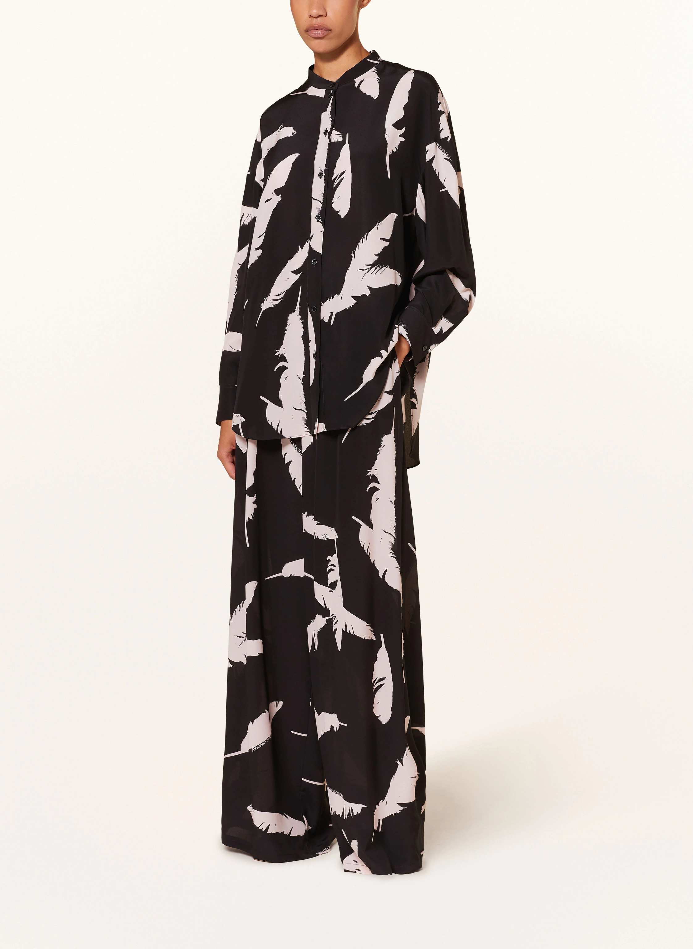 Alexander McQUEEN Marlenehose aus Seide