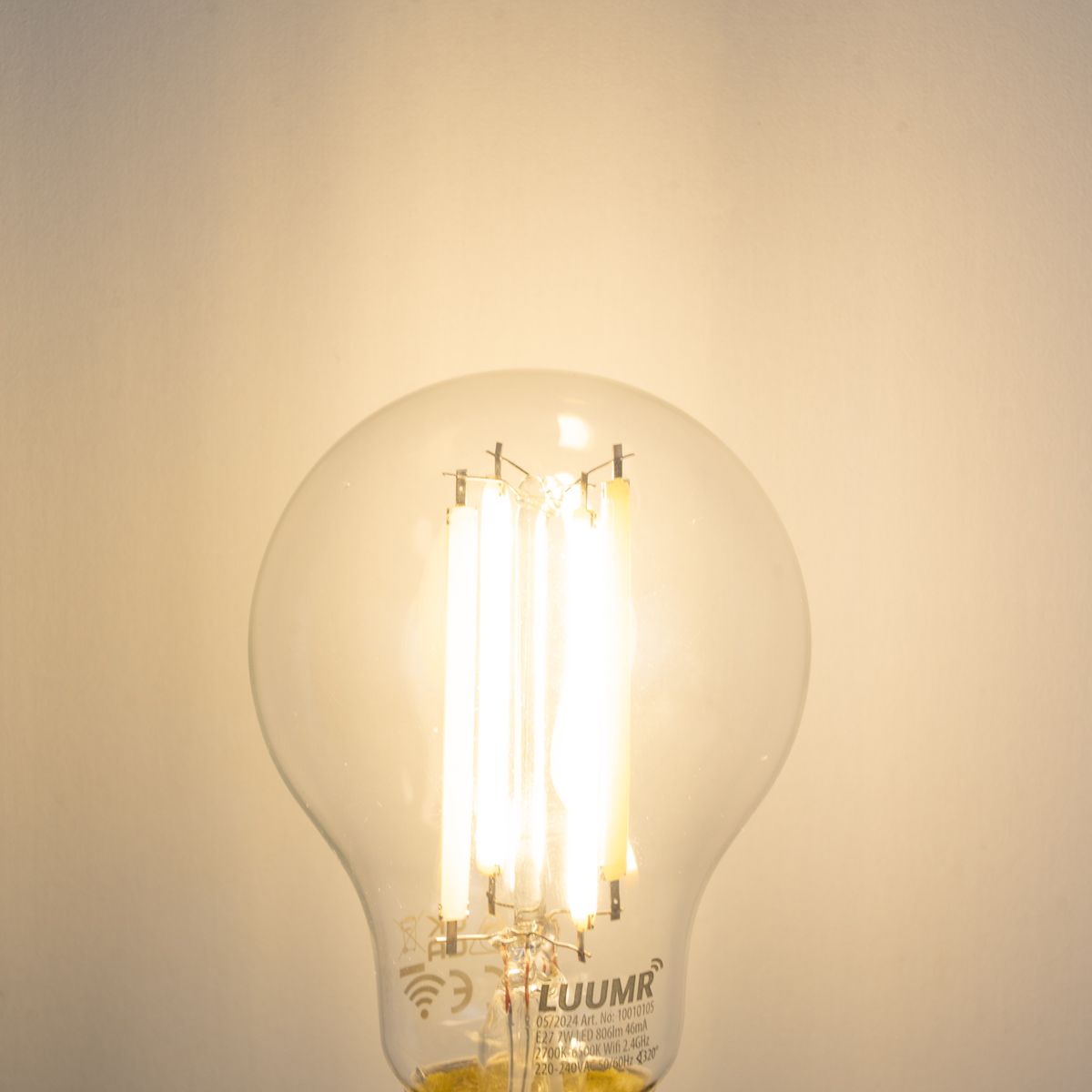 Smart E27 dimbare LED lamp A60 helder 7W 806 lm 2700-6500K