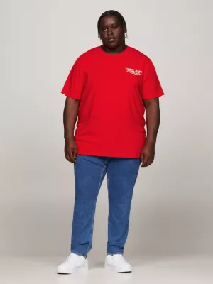 Camiseta Essencial Slim Fit com Estampa de Logo