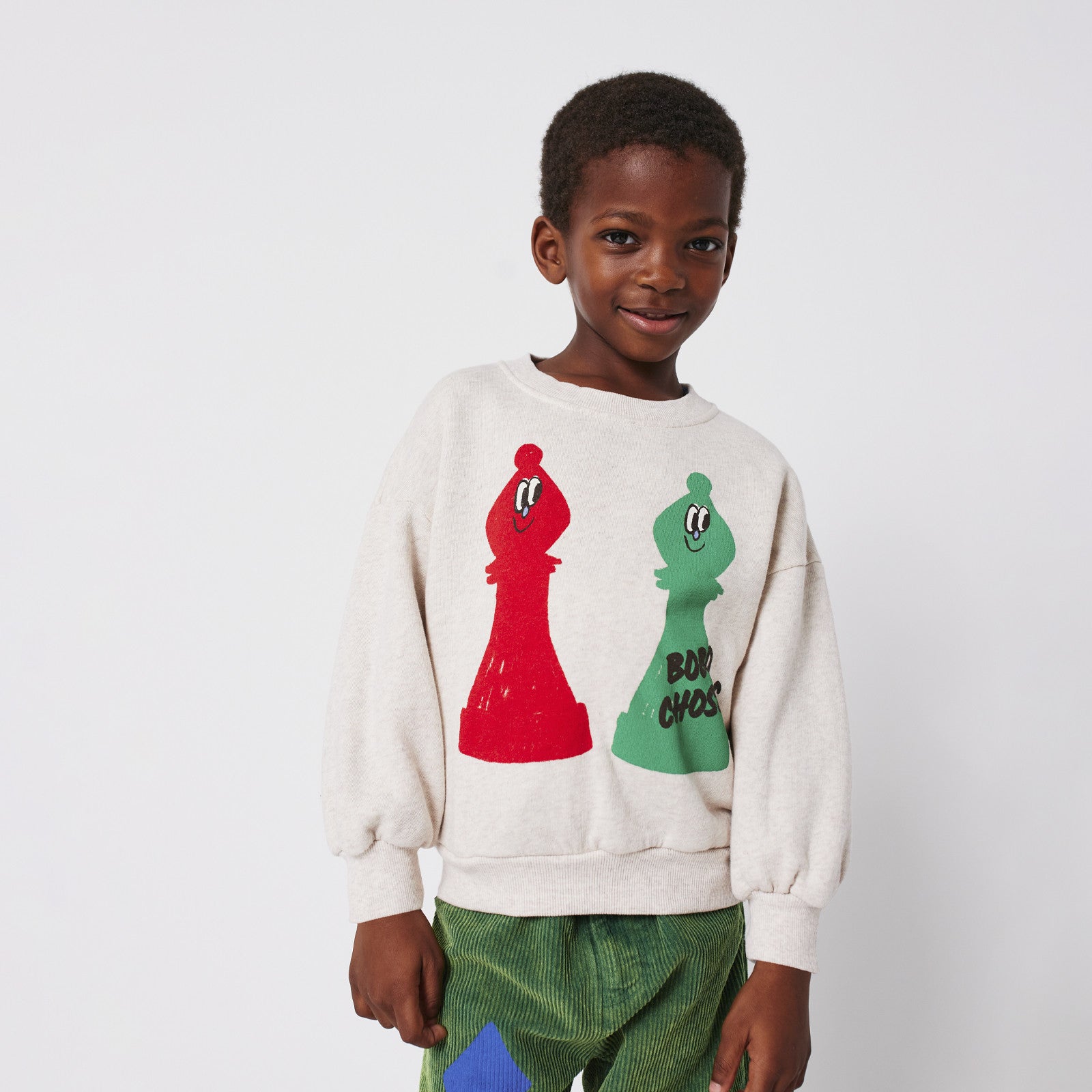 Sweatshirt Checkmate Offwhite