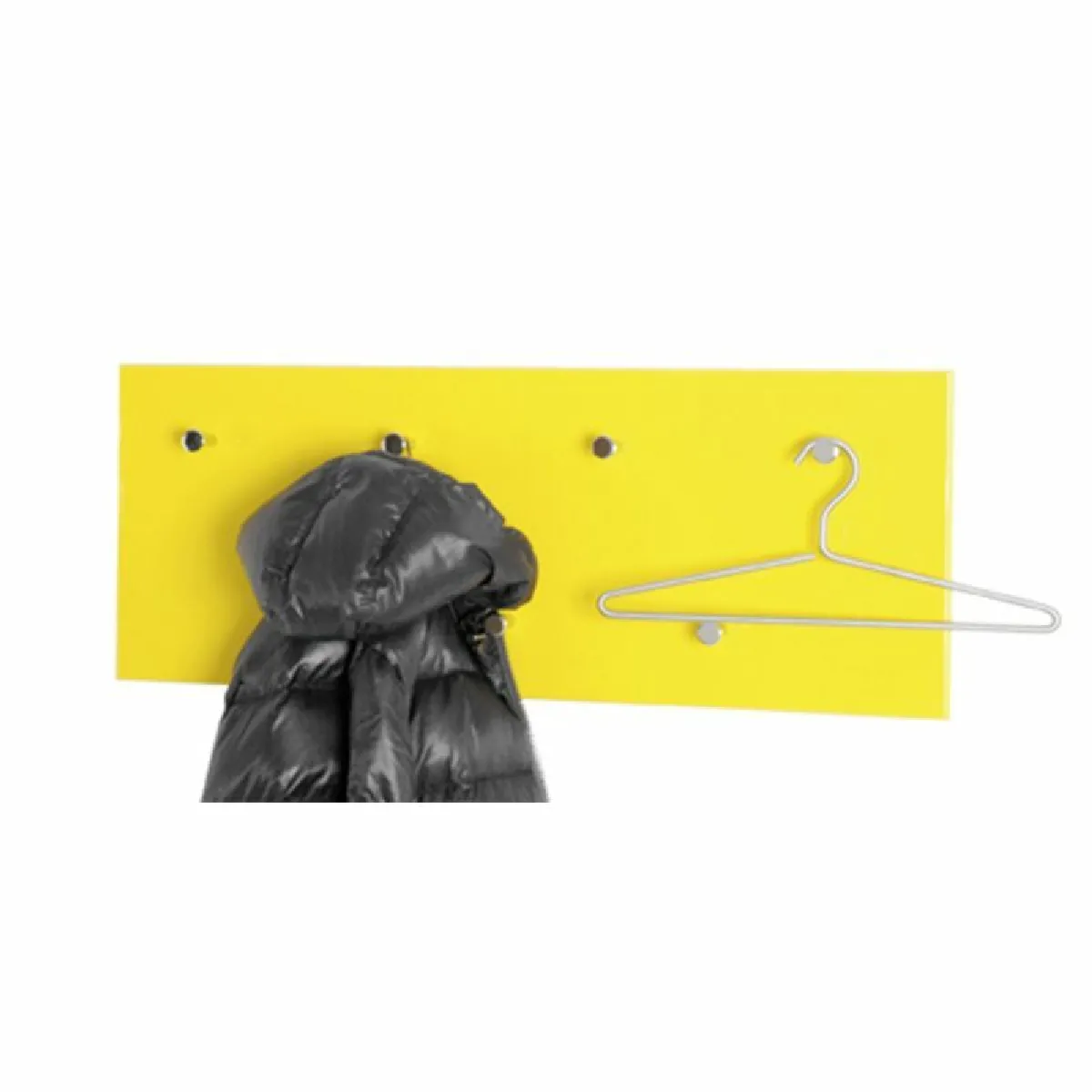 Paris Prix Patère murale 7 crochets jaune