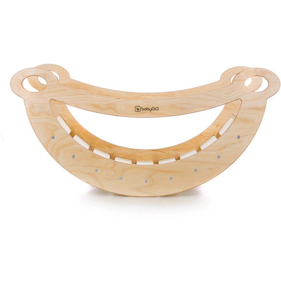 babyGO Bogenwippe mit Polster, beige