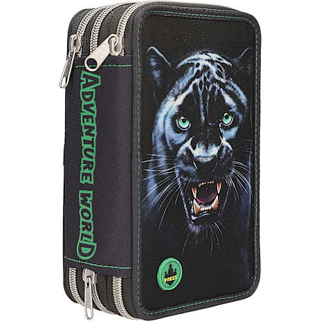 Adventure World Panther trippel penalhus m. LED