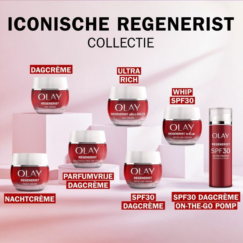 4x Olay Dagcréme Regenerist met SPF30 50 ml