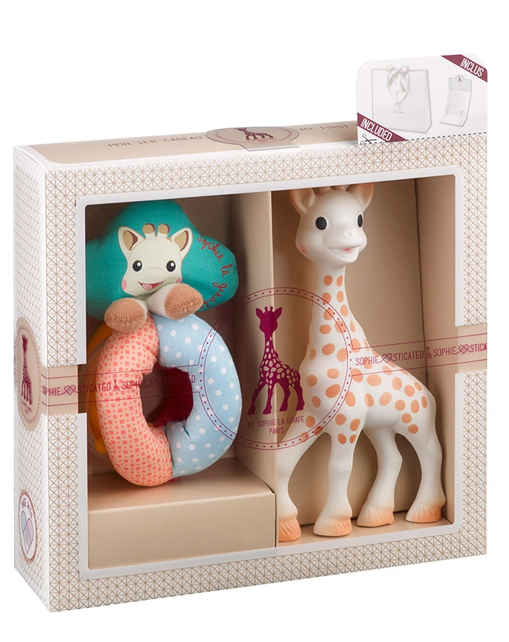 Willkommensgruß-Set NO.2 SOPHIE LA GIRAFE® 2-teilig in bunt