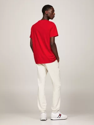 Camiseta Essencial Slim Fit com Estampa de Logo