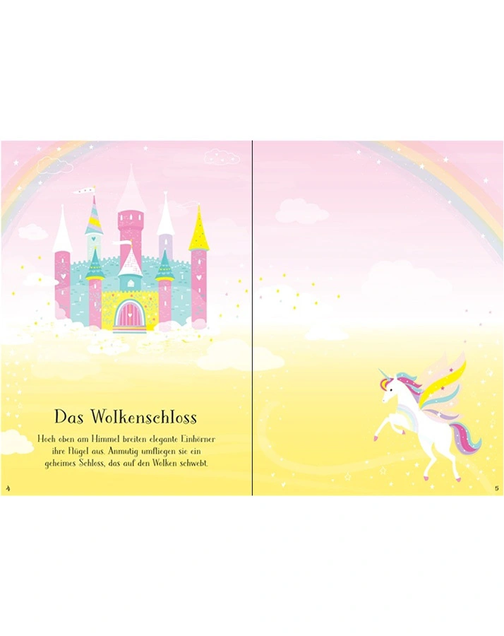 Mein erstes Anziehpuppen-Stickerbuch: Elisa, das kleine Einhorn