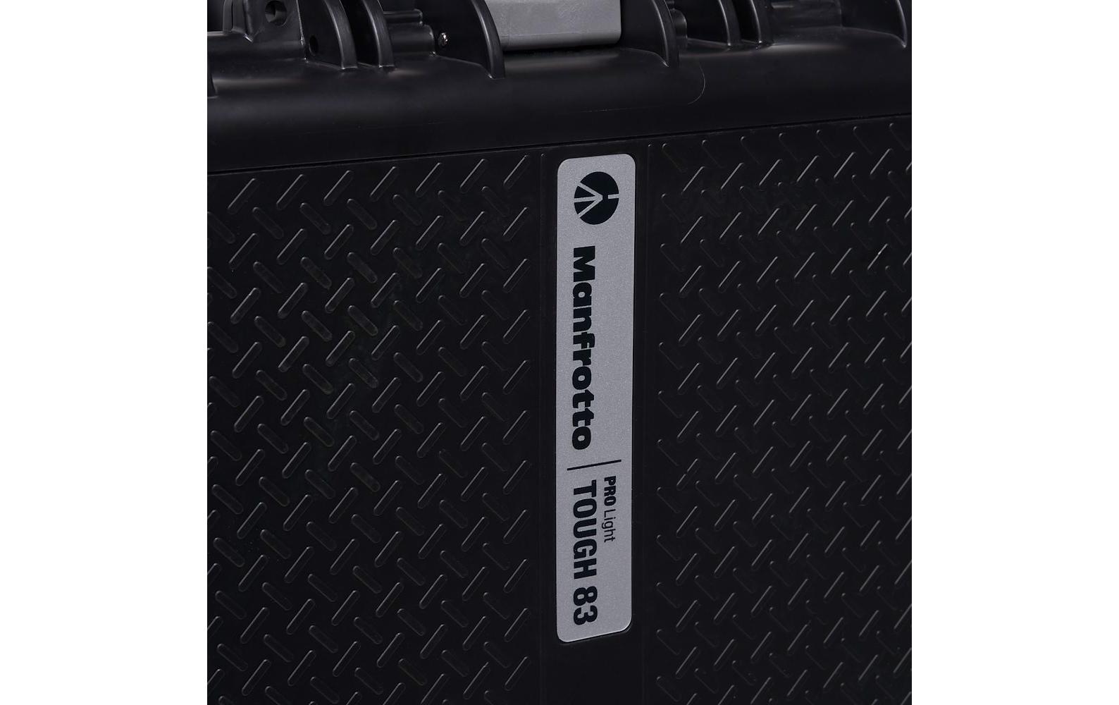 Koffer PRO Light Tough TH-83 Schwarz<br>Strapazierfähiger, leichter Schalenkoffer