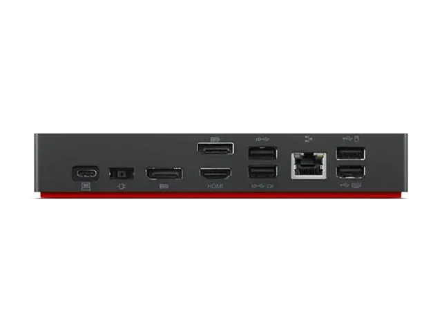 Lenovo® | ThinkPad Universal USB-C Dock - Dockingstation - USB-C - HDMI, 2 x DP - GigE - 90 Watt - Sort
