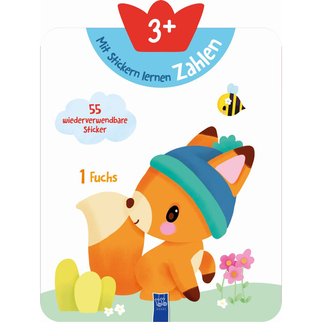 Mit Stickern lernen - Zahlen - 3+