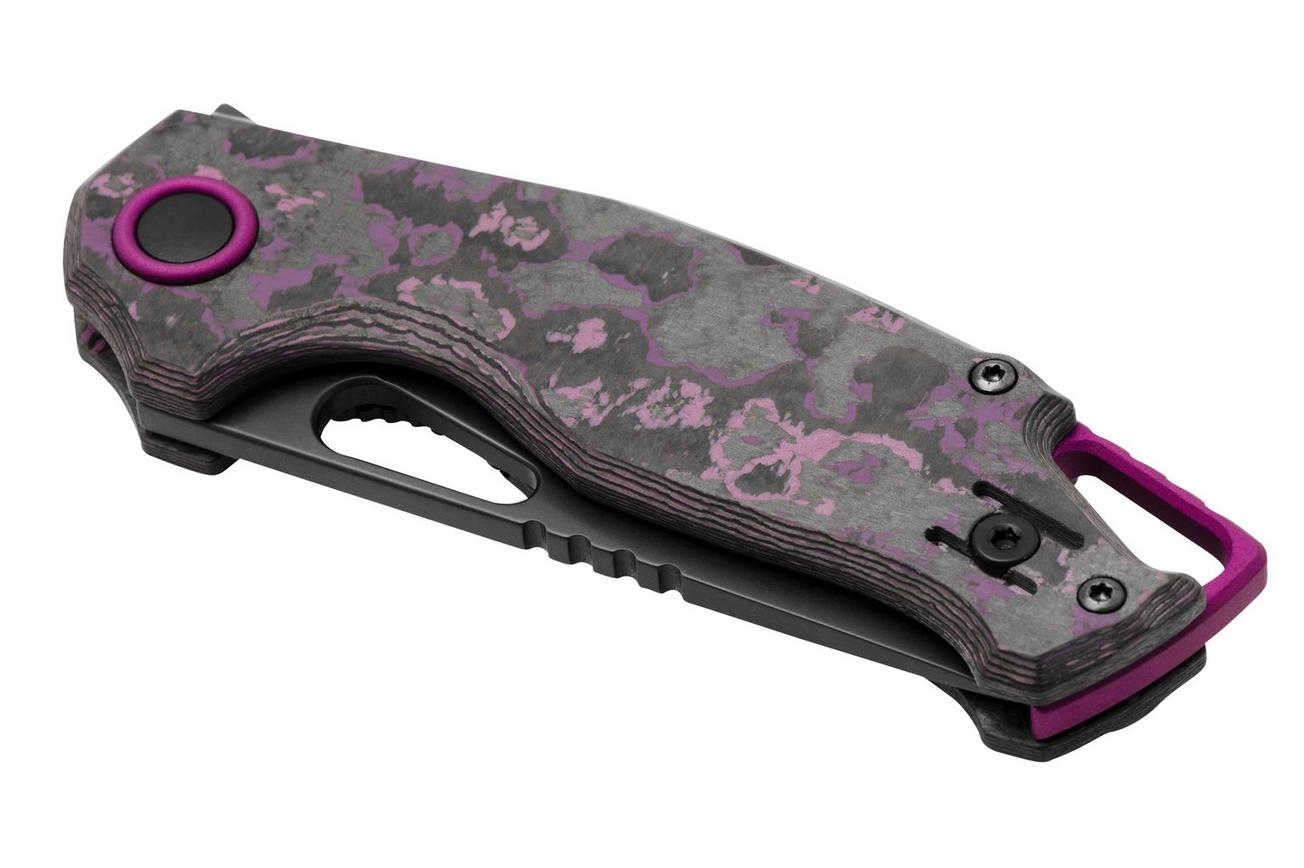MKM Vincent VCV-CPD Black PVD VANAX, Purple Haze Carbon Fiber, Purple Aluminum zakmes, Jesper Voxnaes design