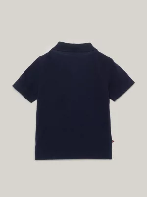 Polo Essential com Bordado de Bandeira