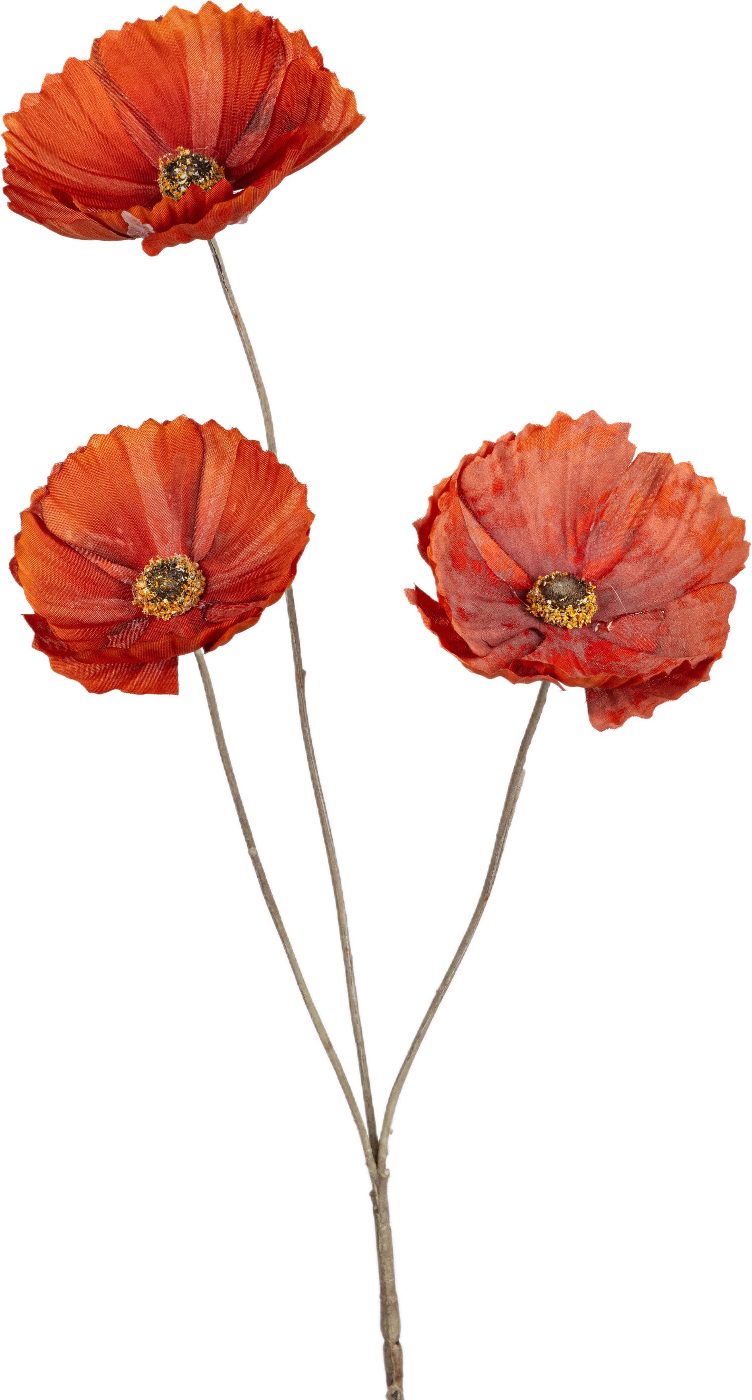 Louis Maes kunstbloem Cosmea rood 80 cm