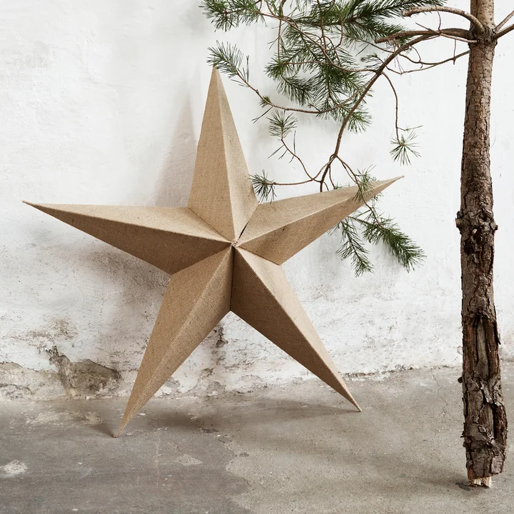 House Doctor - Jute Stern, Ø 85 cm, natur