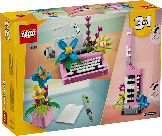 Skrivemaskin med blomster LEGO® Creator (31169)