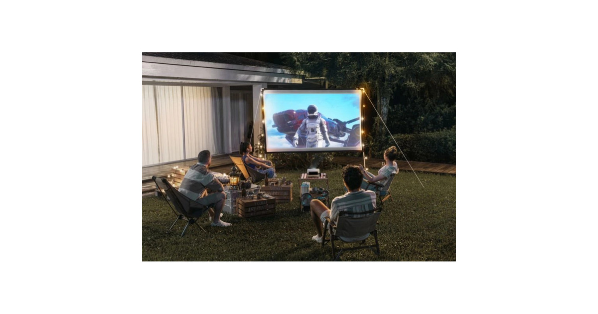 ViewSonicM10E Draagbare RGB Laser Slimme Projector met Harman Kardon Speaker​  (Zwart/zilver, 2200 ANSI Lumen)