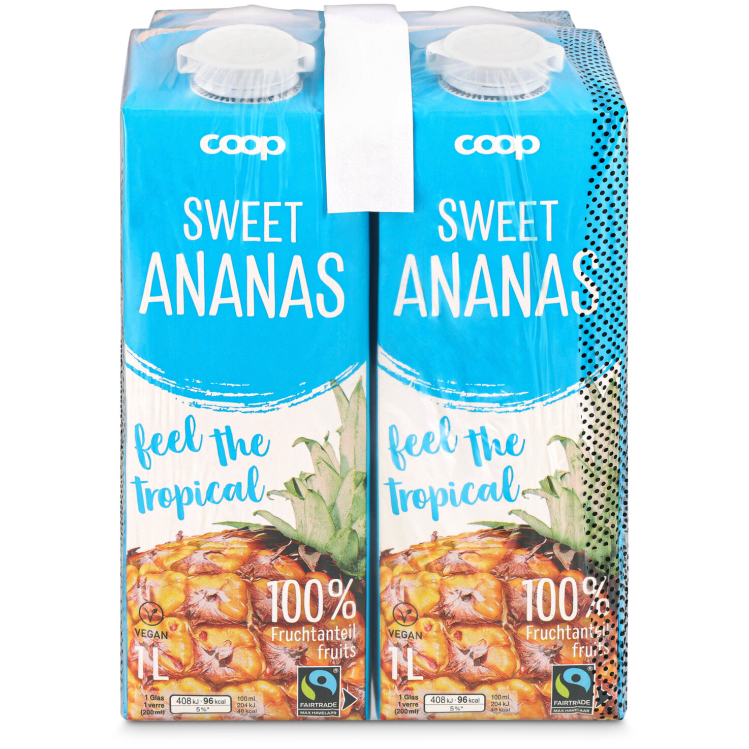 Fairtrade Ananassaft 4x1l