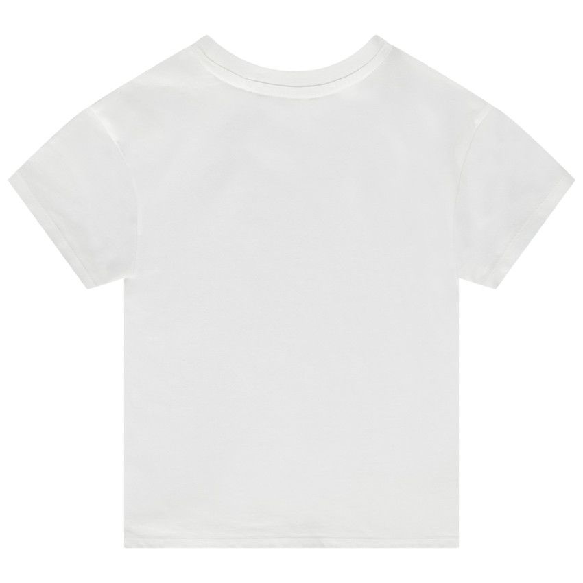 T-shirt manches courtes print désert pour garçon - Ecru