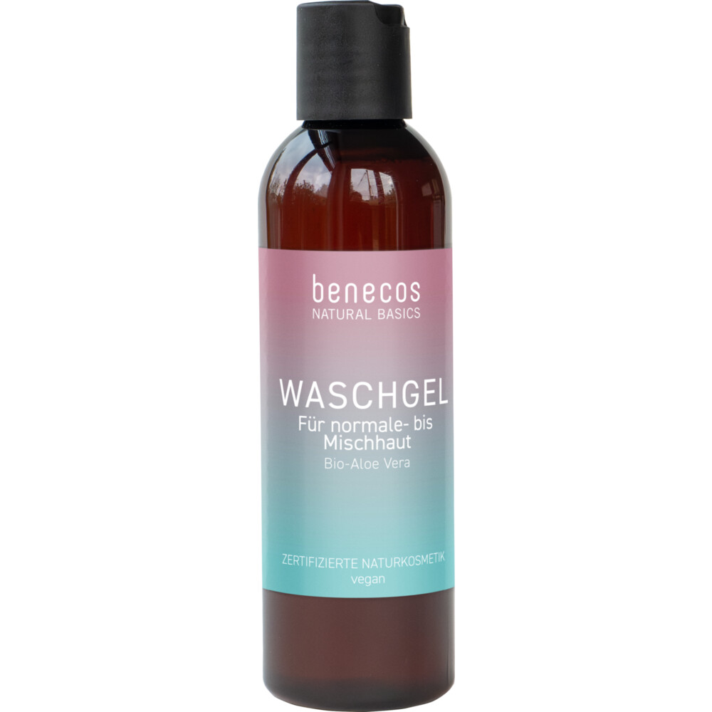 Benecos Natural Basics Wasgel Gezicht Organic Aloe Vera Juice200 ml