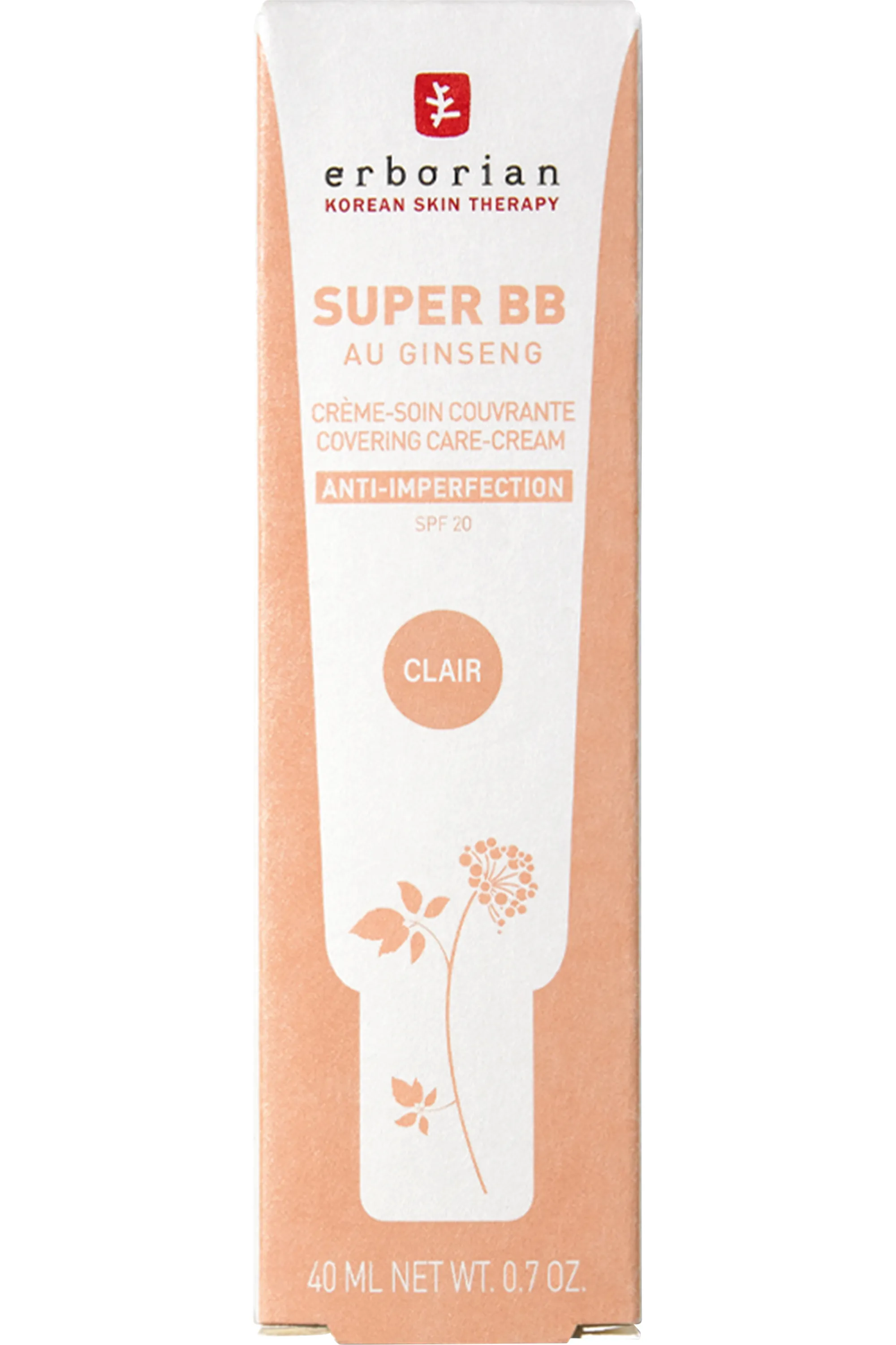 Erborian Super BB Crème couvrante anti-imperfections SPF20-40 ml