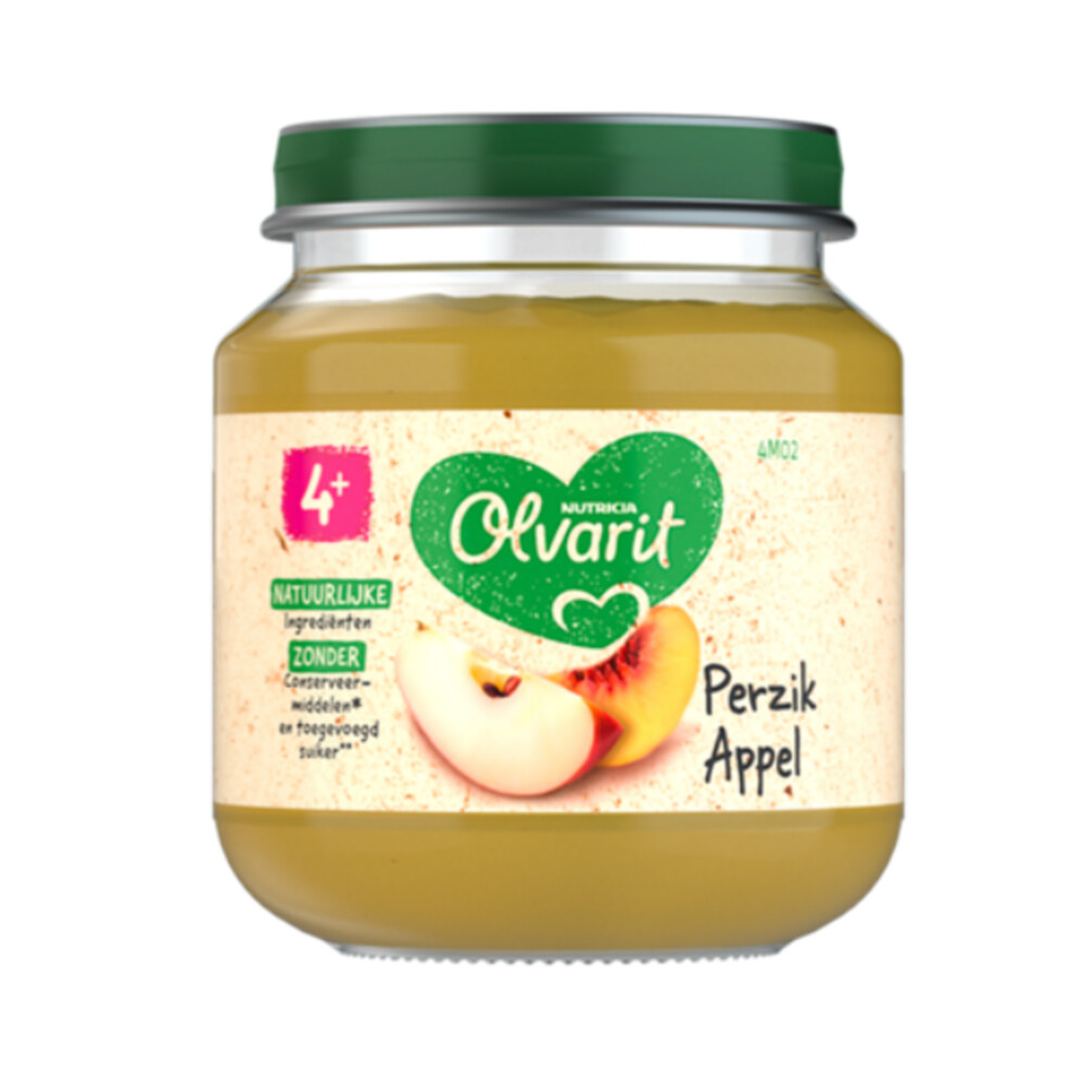 6x Olvarit 1e Fruithapje 4m Perzik Appel125 gr