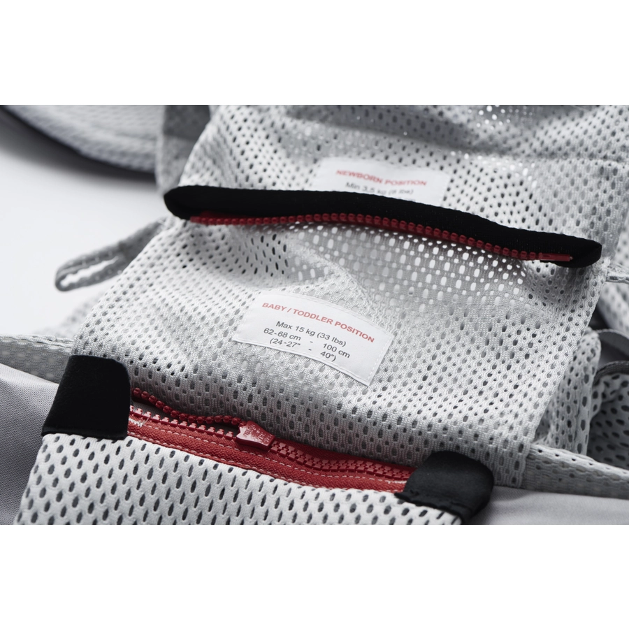 BABYBJÖRN Babytrage One Air Mesh Silber grau
