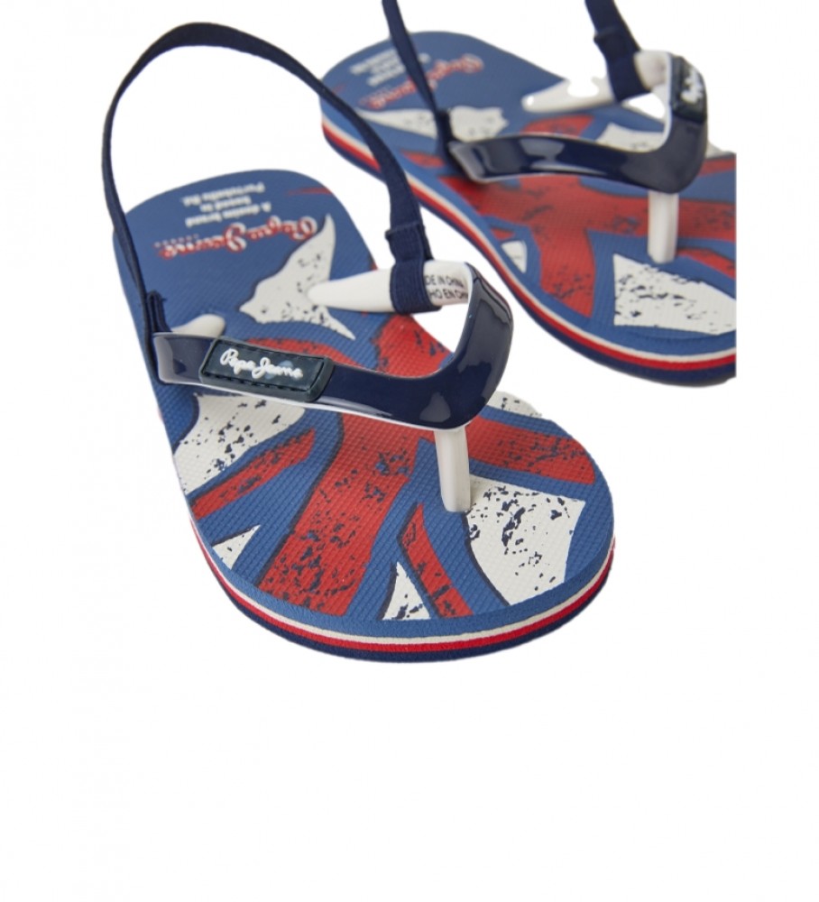 Pepe Jeans Chanclas Beach Flag azul