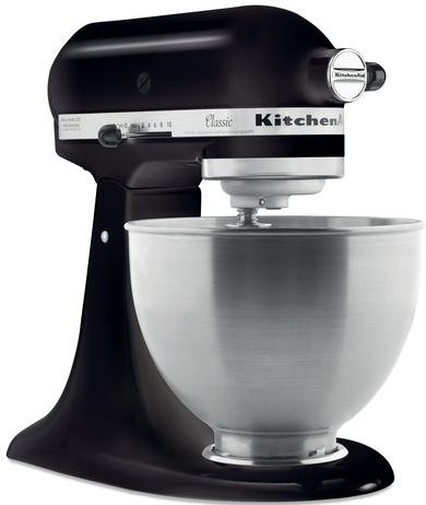 KitchenAid K45SSEOB - Keukenmachine - Zwart - Roestvrij Staal
