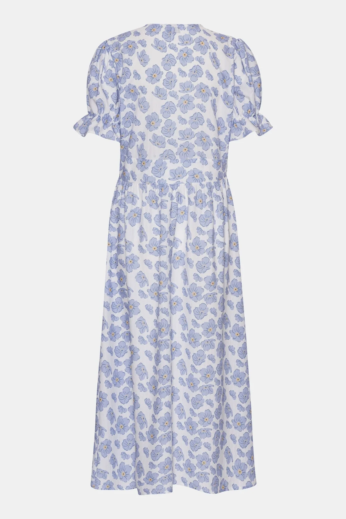 BYIC Adelic Long Ss Dress bdf blue dazzling flower