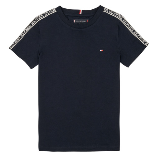 Tommy Hilfiger - TAPE TEE S/S - Marine