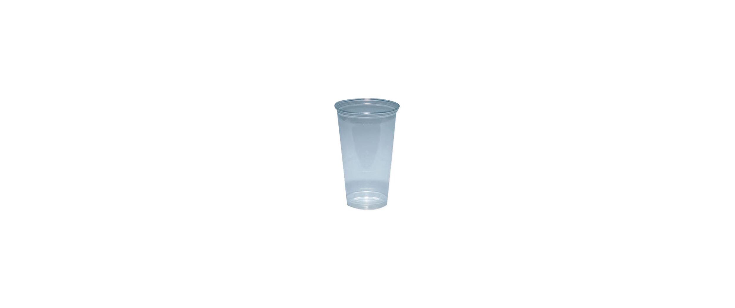 Einwegbecher 300 ml, 50 Stück, TransparentBecher für Kaltgetränke